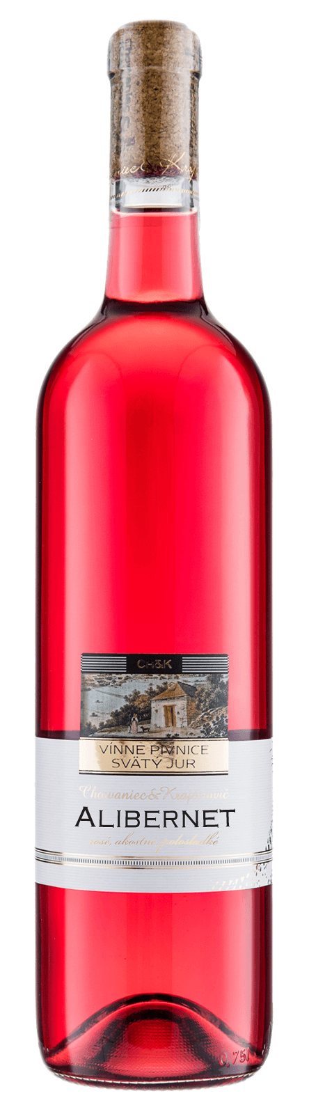 Chowaniec & Krajčírovič - Alibernet rosé - akostné, polosladké