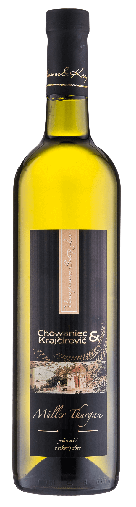 Chowaniec & Krajčírovič - Muller Thurgau - neskorý zber, polosuché